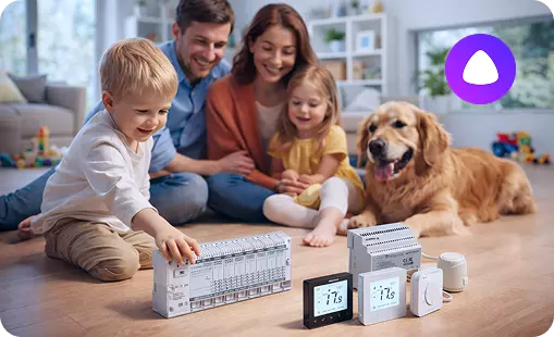 Автоматика USYSTEMS индивидуальная температура в каждой комнате экономия до 30%